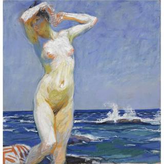 Nude at the seaside