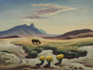 Utah Desert with Horse