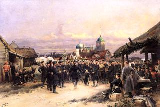 Chorus of the Fourth Infantry Battalion at Tsarskoe Selo