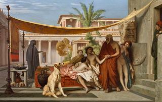 Socrates Seeking Alcibiades in the House of Aspasia