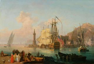 Imaginary View of the Port of Naples