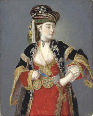 Presumed portrait of Laura Tarsi in Turkish dress