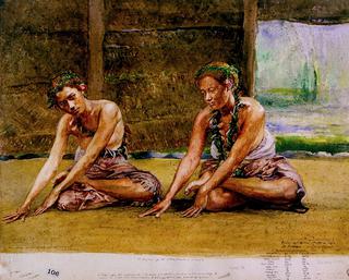 湿婆舞，两个女孩（奥托亚和奥莱莱）