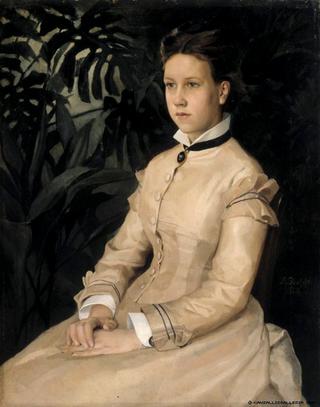 艺术家妹妹埃伦·埃德尔菲特的肖像