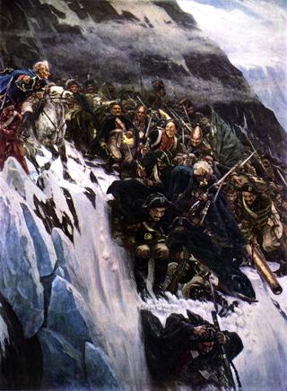 Suvorov Crossing the Alps