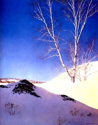 White Birches in the Snow