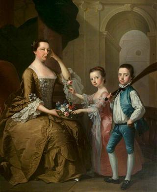 马修·米歇尔夫人和她的孩子，马修和安妮