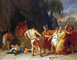 Nabuchodonosor Has Zedekiah's Children Killed before his Eyes