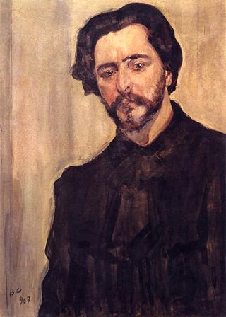 作家列奥尼德·安德列夫的肖像