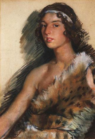 Portrait of G.M. Balanchivadze  in the Costume of Bacchus