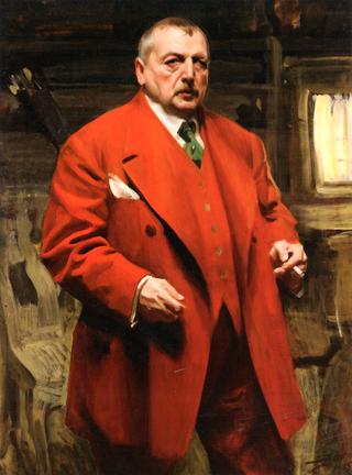 Self-Portrait in Red
