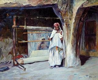 Ghardaia, a Spinning Woman (Fileuse à Ghardaïa)