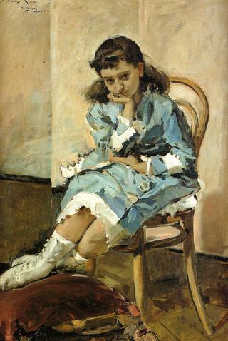 Retrato de Niña Sentada