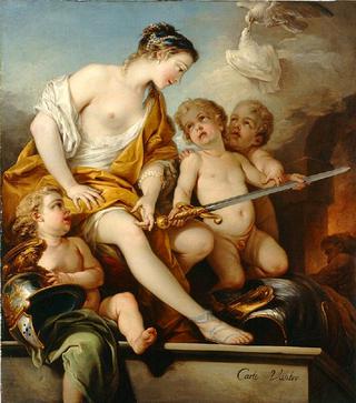 Venus and Cupids with the Arms of Mars