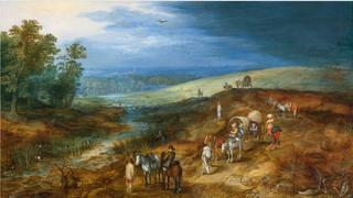 Landscape With Travelers And Bittern Hunter