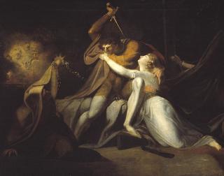 Percival Delivering Belisane from the Enchantment of Urma