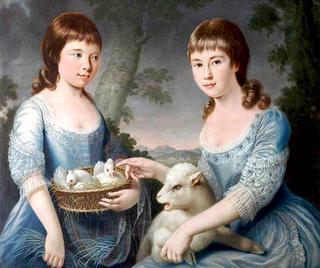 Elizabeth Chichester, and Mary Chichester, as Children, Aged 9 and 5