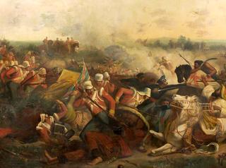 The Battle of Meanee, 17 February, 1843 (detail) (copy of)