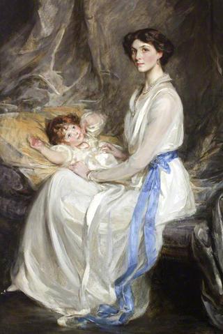 Lady Winifred Paget and Her Infant Son