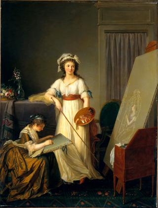 The Interior of an Atelier of a Woman Painter