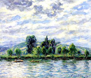 Banks of the Yonne, the Effect of Sunlight