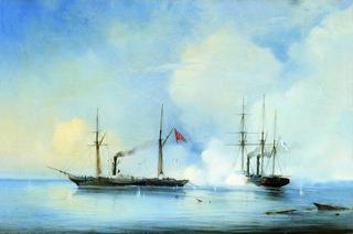 The Battle of the Vladimir Frigate with a Turkish-Egyptian Ship
