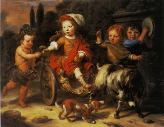 William Woutersz. Oorthoorn in a Goat-cart