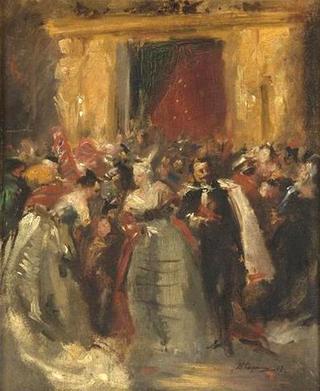 Bal costume aux Palais des Tuileries (Costume Ball in the Tuileries Palace