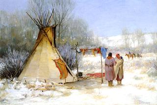 Indians Returning to Winter Camp