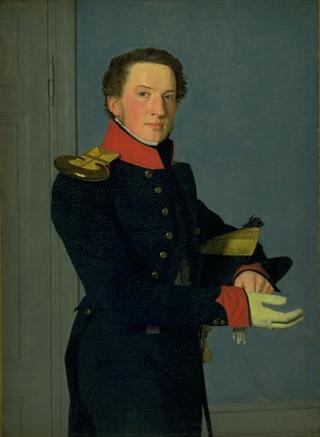 海军中尉D克里斯滕·席夫特·费尔伯格的肖像