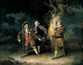 Garrick, Ackman and Bransby in a Scene from Lethe