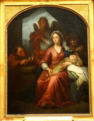 The Holy Family with Saint Anne and Angel