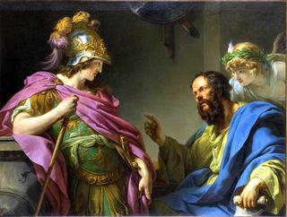 Alcibiade Being Taught by Socrate