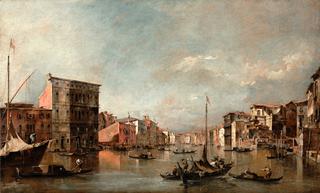 The Grand Canal, Venice, with the Palazzo Bembo