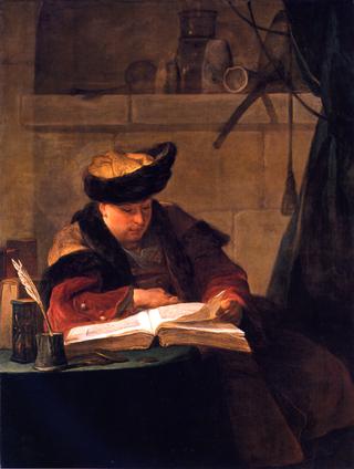画家约瑟夫·艾维德的肖像