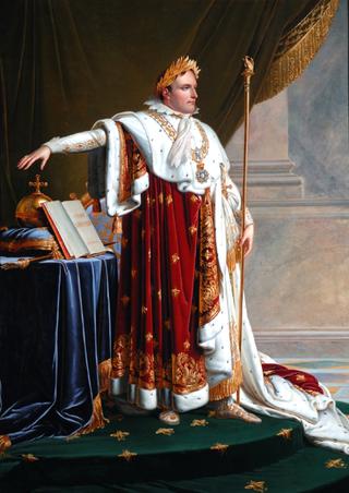 穿着加冕礼长袍的拿破仑一世