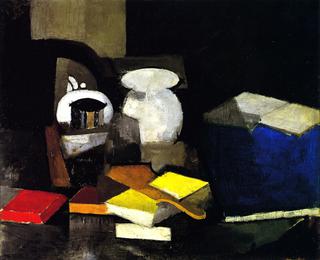 Still LIfe with Books and Boxes
