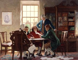 Drafting the Declaration of Independence - 1776