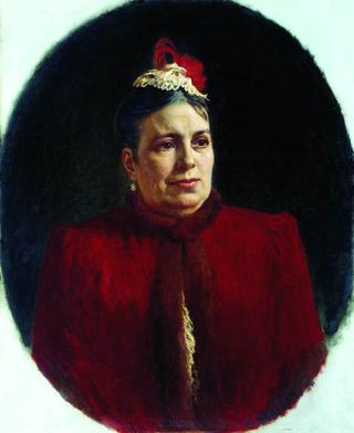 女演员G.N.费多托娃的肖像