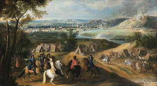 King Louis XIV and His Retinue at the Siege of a Walled City,