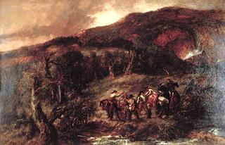 Landscape with Hunting Party