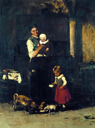 Two Families in the Kitchen