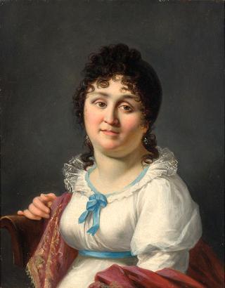 Madame Regnault with a Blue Ribbon
