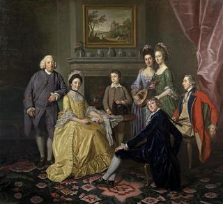 Sir James and Lady Hodges and Their Family