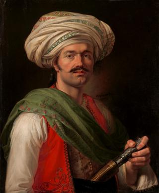 Portrait of Mameluke, said to be Roustam Raza