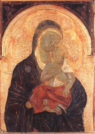 Madonna and Child from Polyptych No 47 (detail)