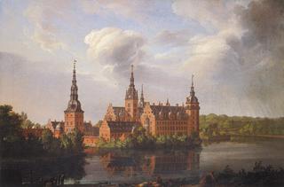 Frederiksborg Castle with an Approaching Storm