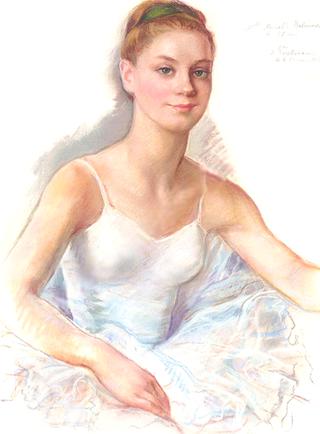 Portrait of Ballerina Muriel Belmondo