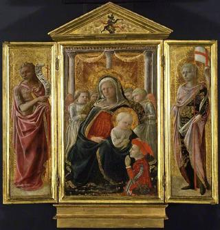 施洗圣约翰和圣格雷戈里的圣母和孩子