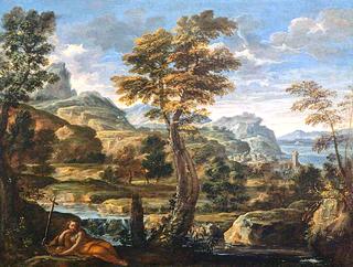 Landscape with Saint Mary Magdalene